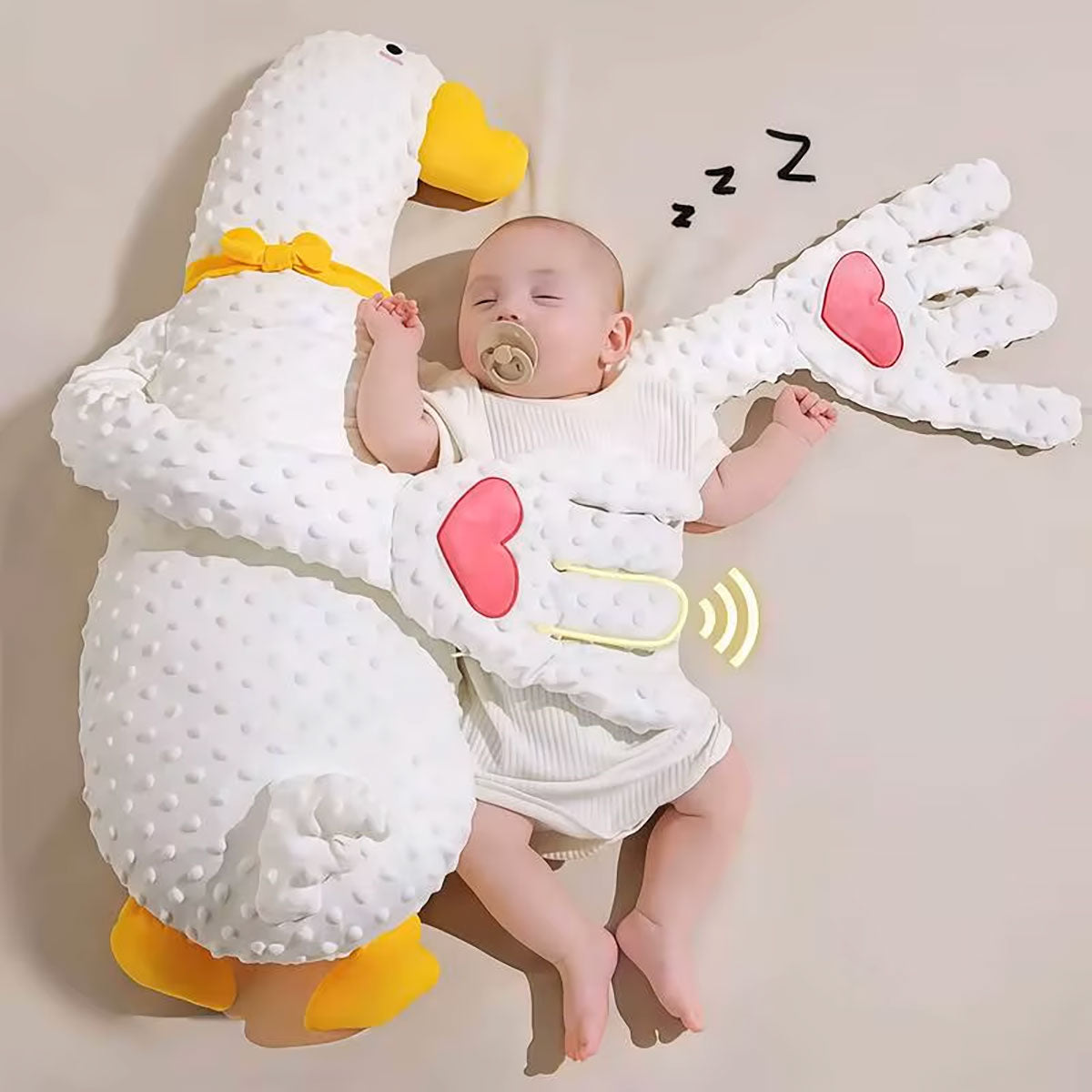 Smart Baby Patter – Duck Comfort Pillow 10”