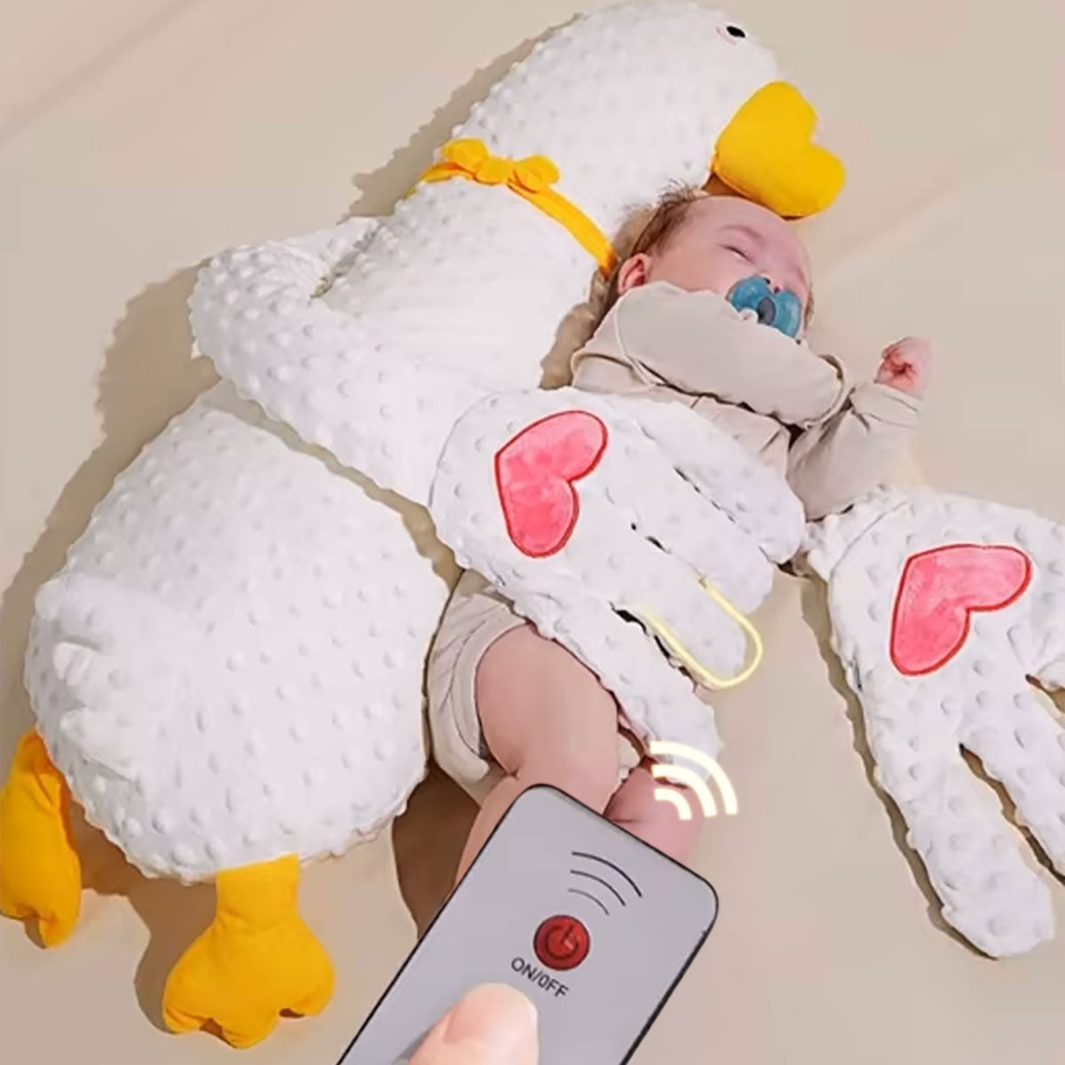 Smart Baby Patter – Duck Comfort Pillow 10”